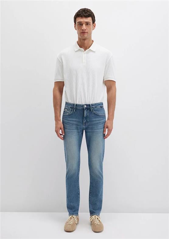 Mavı M0035190654 Marcus Vıntage Premıum Blue Erkek Slım Straıght Denım Pantolon