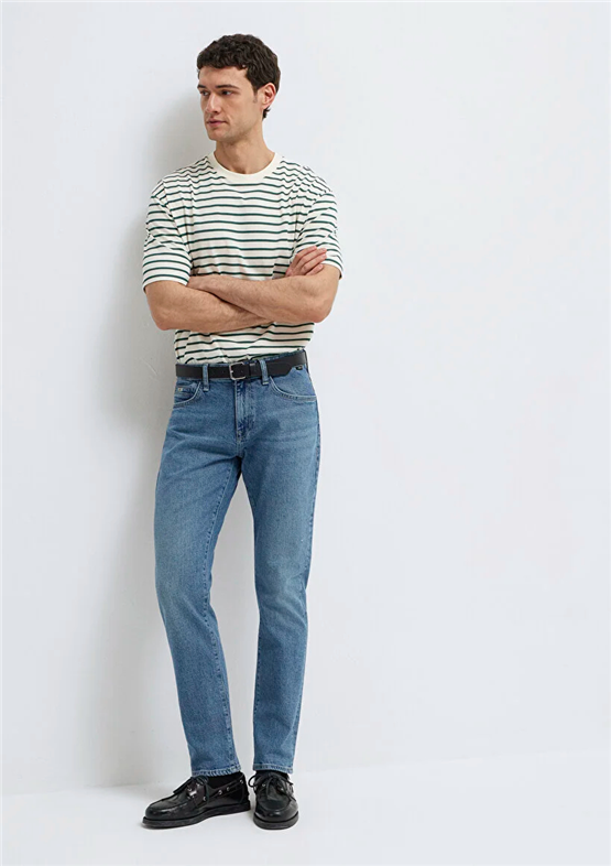 Mavı M0035190654 Marcus Vıntage Premıum Blue Erkek Slım Straıght Denım Pantolon