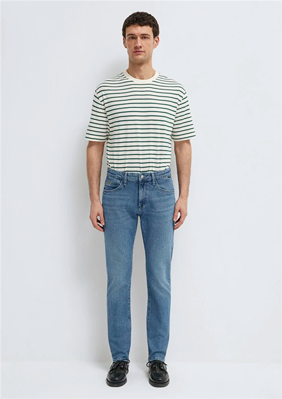 Mavı M0035190654 Marcus Vıntage Premıum Blue Erkek Slım Straıght Denım Pantolon