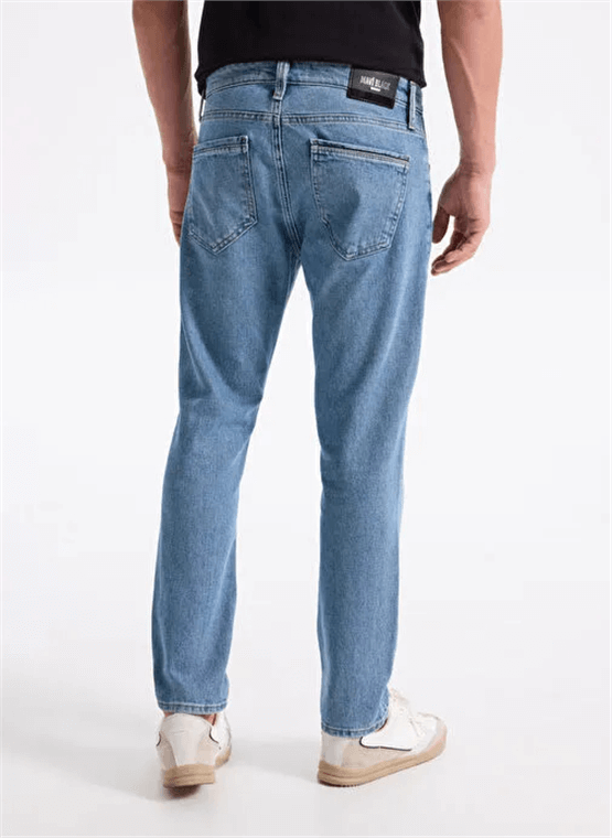 Mavı M0035190665 Marcus Mıd Used Blue Mavı Black Erkek Slım Straıght Denım Pantolon