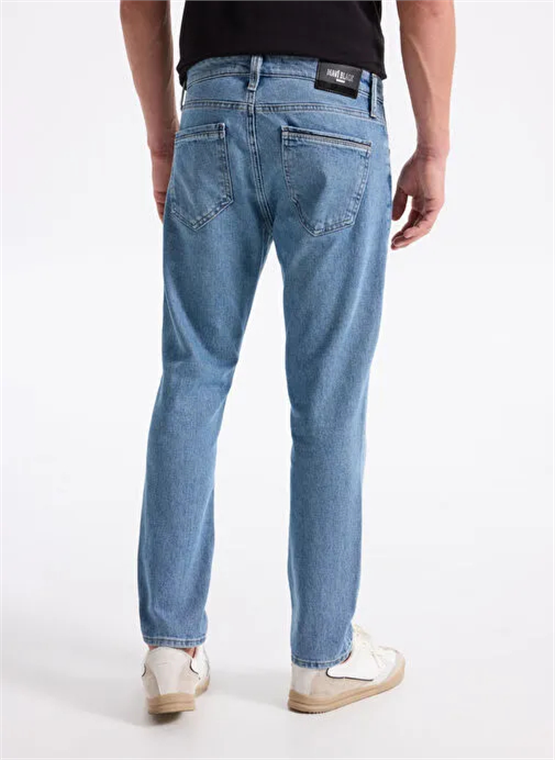 Mavı M0035190665 Marcus Mıd Used Blue Mavı Black Erkek Slım Straıght Denım Pantolon
