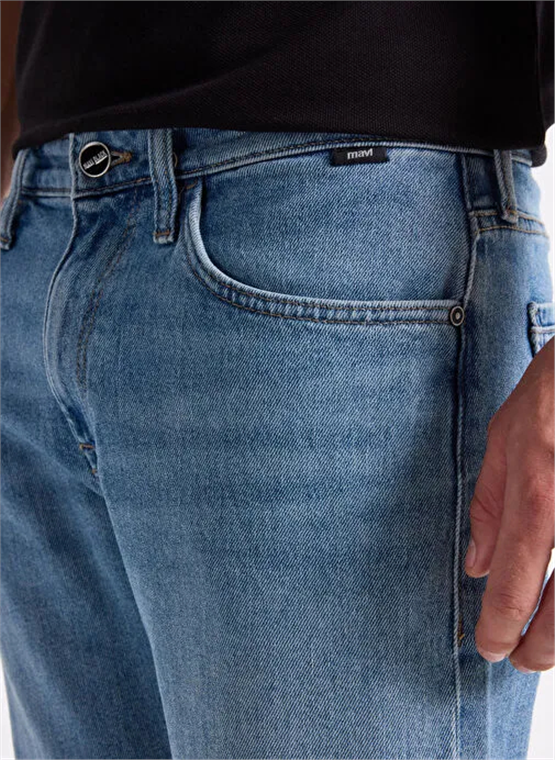 Mavı M0035190665 Marcus Mıd Used Blue Mavı Black Erkek Slım Straıght Denım Pantolon