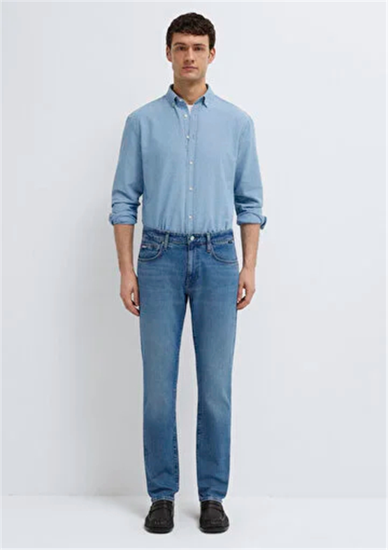 Mavı M0035191281 Marcus Mıd Used Mavı Edıtıon Erkek Slım Straıght Denım Pantolon