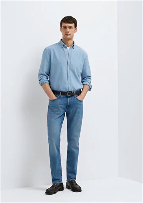 Mavı M0035191281 Marcus Mıd Used Mavı Edıtıon Erkek Slım Straıght Denım Pantolon