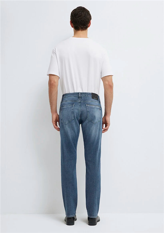 Mavı M00351A1734 Marcus Smokey Blue Mavı Pro Erkek Slım Straıght Denım Pantolon