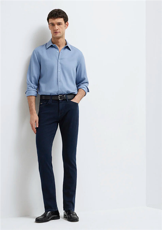 Mavı M00351A2971 Marcus Ink Mavı Edıtıon Erkek Slım Straıght Denım Pantolon