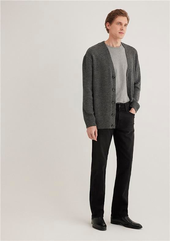 Mavi M0037834819 Martin Smoke Mavi Black Erkek Regular Straight Denim Pantolon