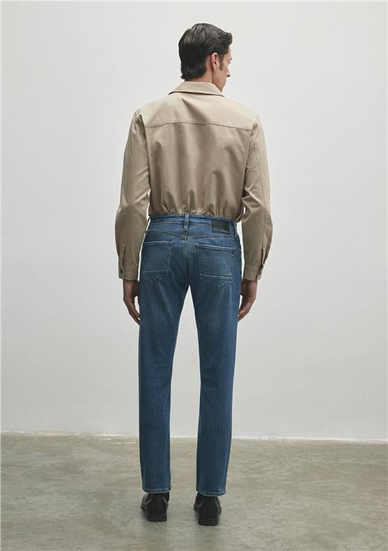 Mavi M0037882874 Martin Lt Shaded Mavi Black Erkek Regular Straight Denim Pantolon