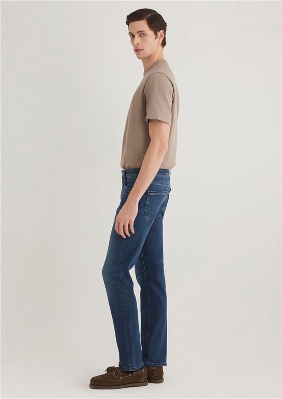 Mavı M0037888222 Martın Dark Vıntage Premıum Blue Erkek Regular Denım Pantolon
