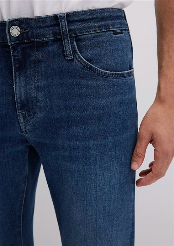 Mavı M0037888222 Martın Dark Vıntage Premıum Blue Erkek Regular Denım Pantolon