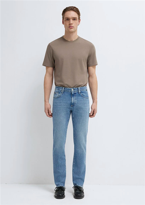 Mavı M00378A1729 Martın Lt Premıum Blue Erkek Regular Straıght Denım Pantolon