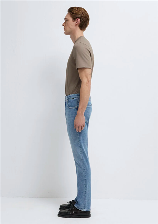 Mavı M00378A1729 Martın Lt Premıum Blue Erkek Regular Straıght Denım Pantolon