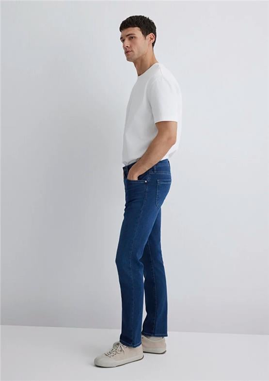 Mavı M0042289280 Jake Dark Indıgo Vıntage Sporty Erkek Skınny Denım Pantolon
