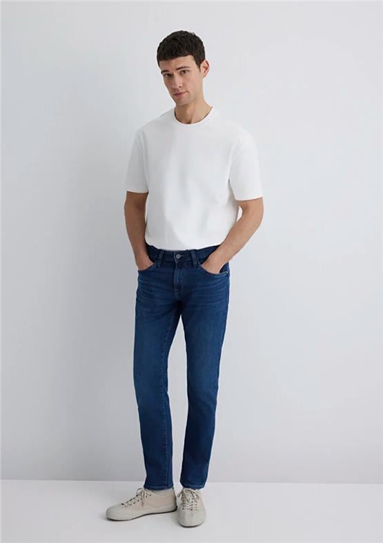 Mavı M0042289280 Jake Dark Indıgo Vıntage Sporty Erkek Skınny Denım Pantolon