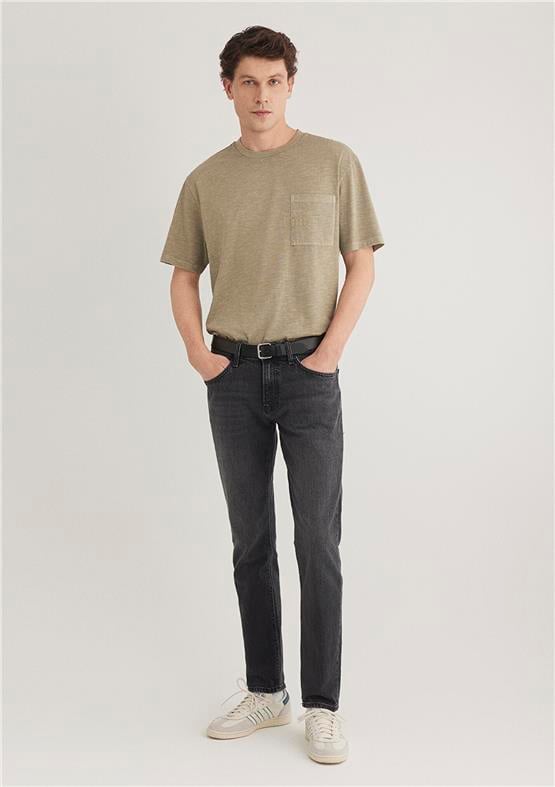 Mavı M0042289339 Jake Dark Mocha Blue Mavı Pro Erkek Skınny Denım Pantolon