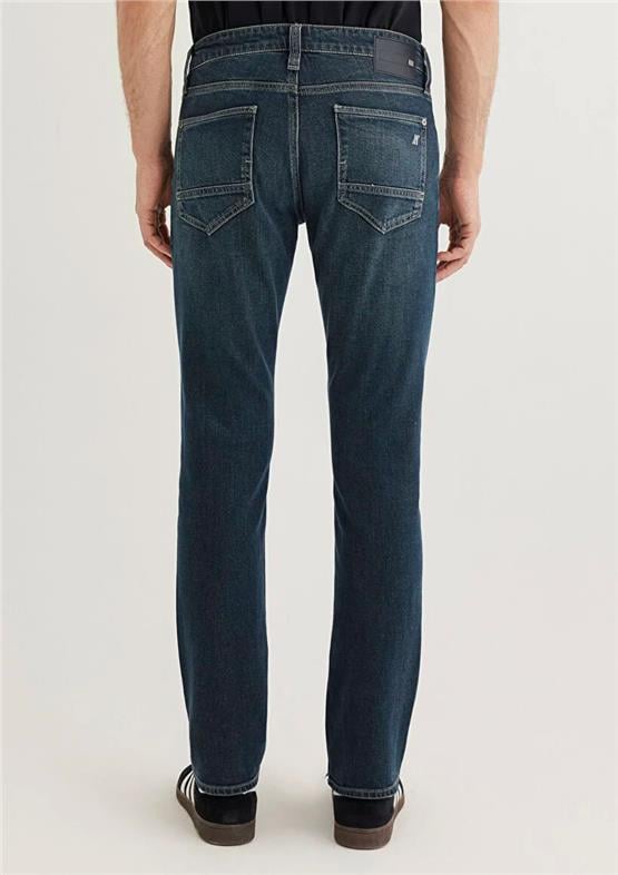 Mavı M0042289339 Jake Dark Mocha Blue Mavı Pro Erkek Skınny Denım Pantolon