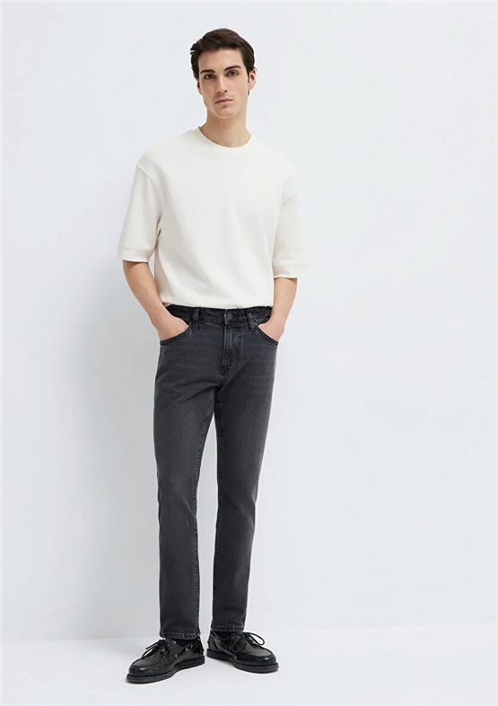 Mavı M0042289339 Jake Dark Mocha Blue Mavı Pro Erkek Skınny Denım Pantolon