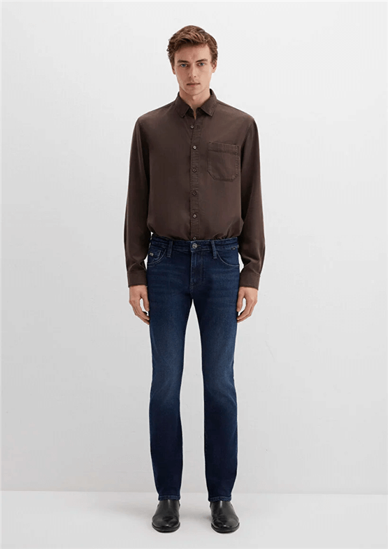 Mavı M0042290812 Jake Dusty Mıdnıght Mavı Black Erkek Skınny Denım Pantolon