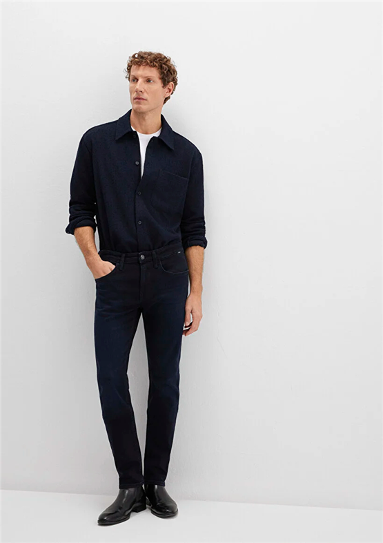 Mavı M0042291241 Jake Deep Mıdnıght Lux Black Erkek Skınny Denım Pantolon