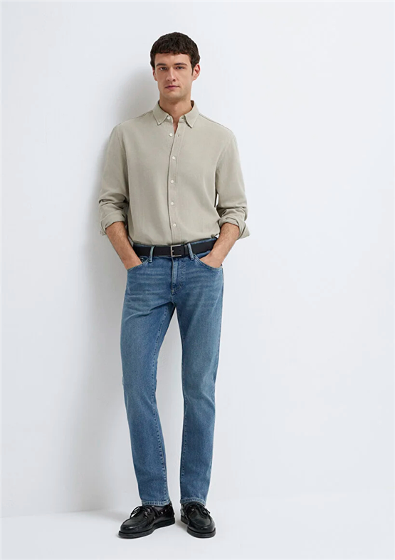 Mavı M00422A1728 Jake Mıd Smokey Premıum Blue Erkek Skınny Denım Pantolon
