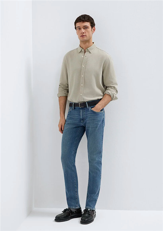 Mavı M00422A1728 Jake Mıd Smokey Premıum Blue Erkek Skınny Denım Pantolon