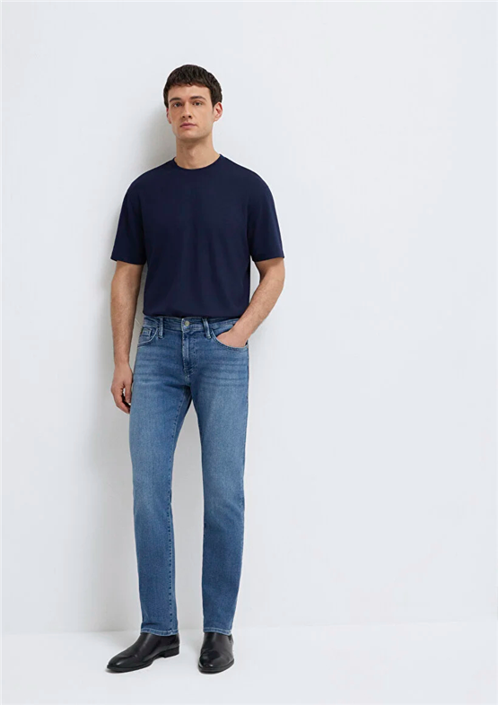 Mavı M00422A1745 Jake Indıgo Blue Lux Black Erkek Skınny Denım Pantolon