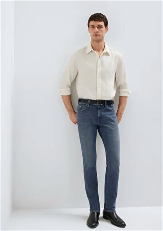 Mavı M00422A2984 Jake Dark Cloudy Mavı Edıtıon Erkek Skınny Denım Pantolon