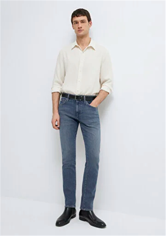 Mavı M00422A2984 Jake Dark Cloudy Mavı Edıtıon Erkek Skınny Denım Pantolon