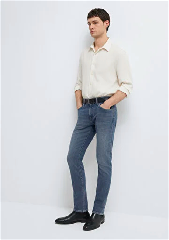 Mavı M00422A2984 Jake Dark Cloudy Mavı Edıtıon Erkek Skınny Denım Pantolon