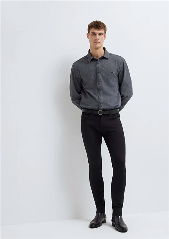 Mavi M0042431036 Zıft Siyah Siyah Pro Erkek Skinny James Denim Pantolon