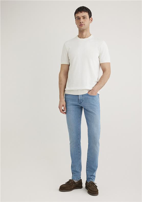 Mavı M0042487837 James Lt Sky Premıum Blue Erkek Skınny Denım Pantolon