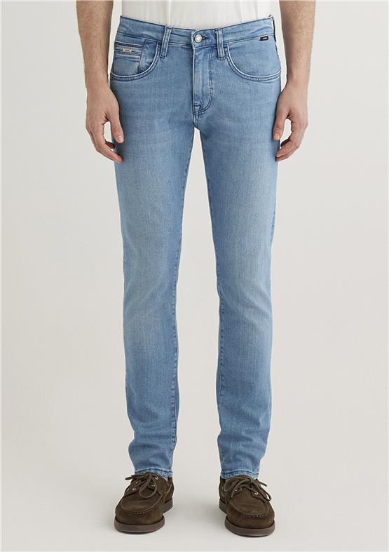 Mavı M0042487837 James Lt Sky Premıum Blue Erkek Skınny Denım Pantolon