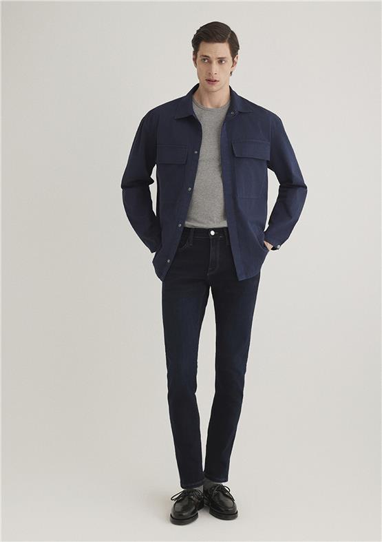 Mavı M0042487838 James Deep Ink Premıum Blue Erkek Skınny Denım Pantolon