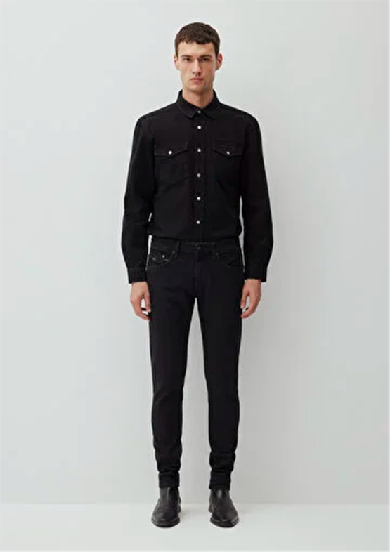 Mavi M0042487866 James Deep Smoke Lux Black Erkek Skinny Denim Pantolon