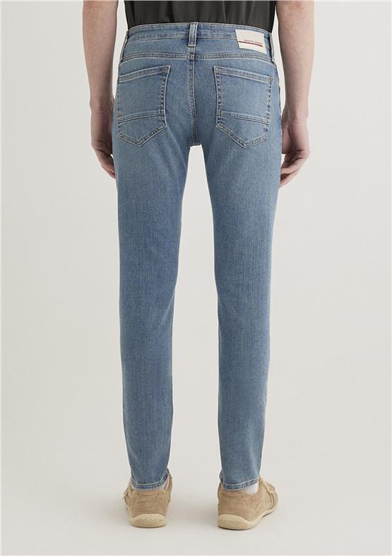 Mavı M0042489281 James Mıd Brushed Mavı Premıum Erkek Skınny Denım Pantolon