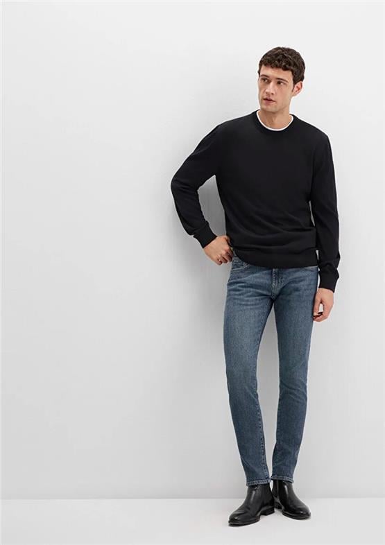 Mavı M0042489342 James Dark Space Blue Mavı Black Erkek Skınny Denım Pantolon