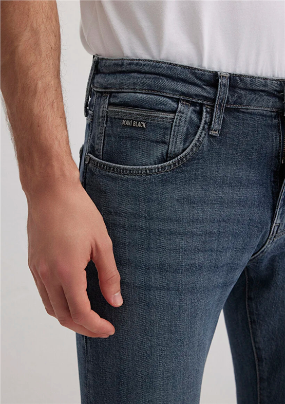 Mavı M0042489342 James Dark Space Blue Mavı Black Erkek Skınny Denım Pantolon