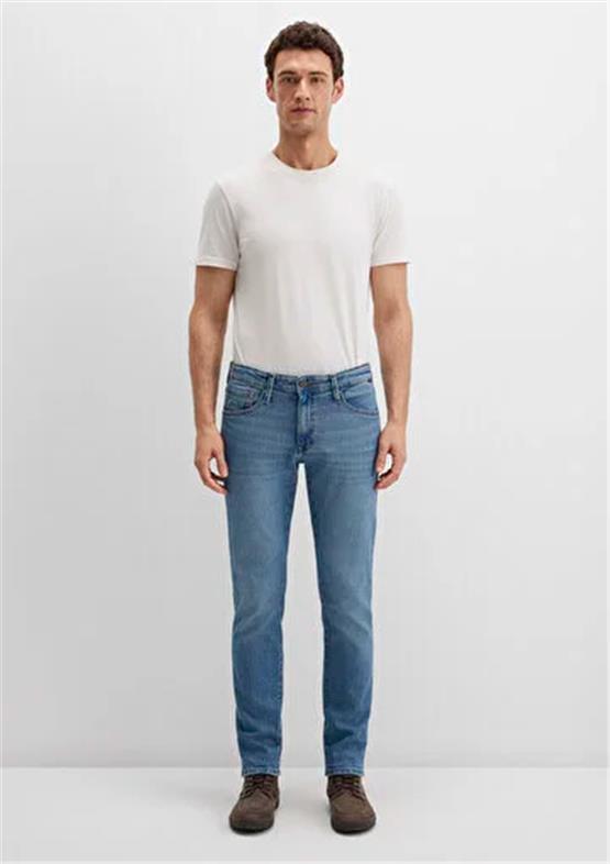 Mavı M0042490984 James Mıd Sky Blue 90S Str Erkek Skınny Denım Pantolon