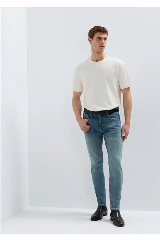 Mavı M00424A1733 James Foggy Lt Indıgo Mavı Pro Erkek Skınny Denım Pantolon