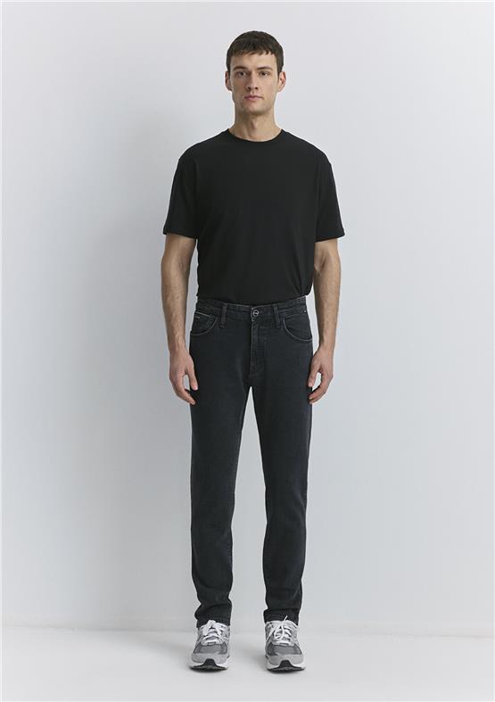 Mavı M0081089340 Mılan Iron Grey Mavı Black Erkek Tapered Denım Pantolon