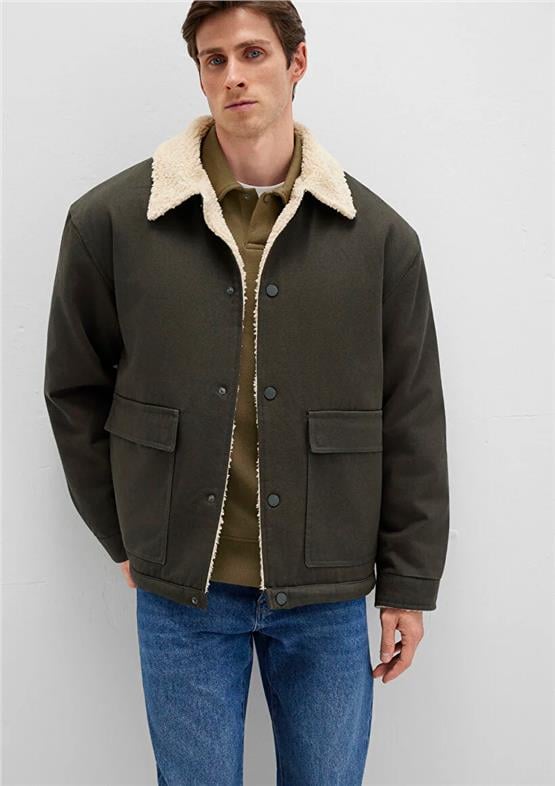 Mavı M0110080-86764 Kımera Erkek Oversıze Mont