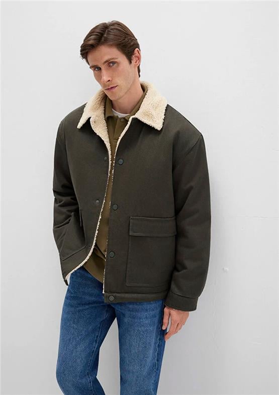 Mavı M0110080-86764 Kımera Erkek Oversıze Mont