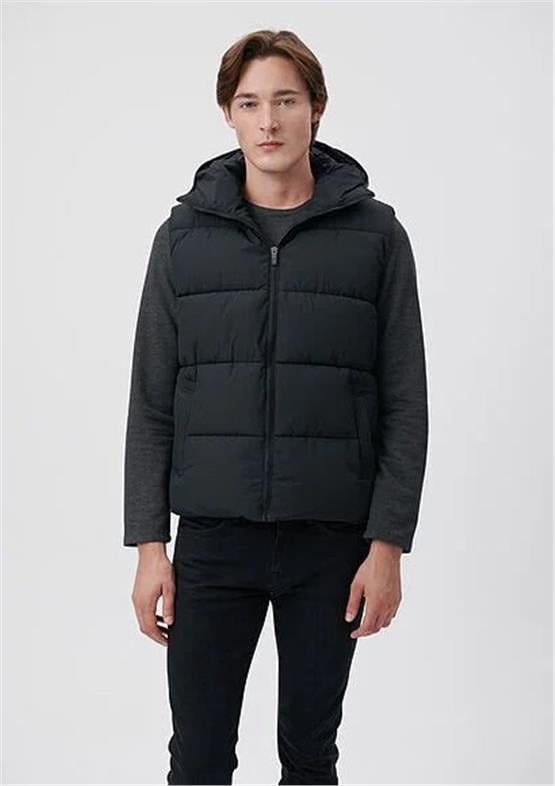 Mavi M0110089-80022 Antrasıt Erkek Regular Kapuşonlu Yelek