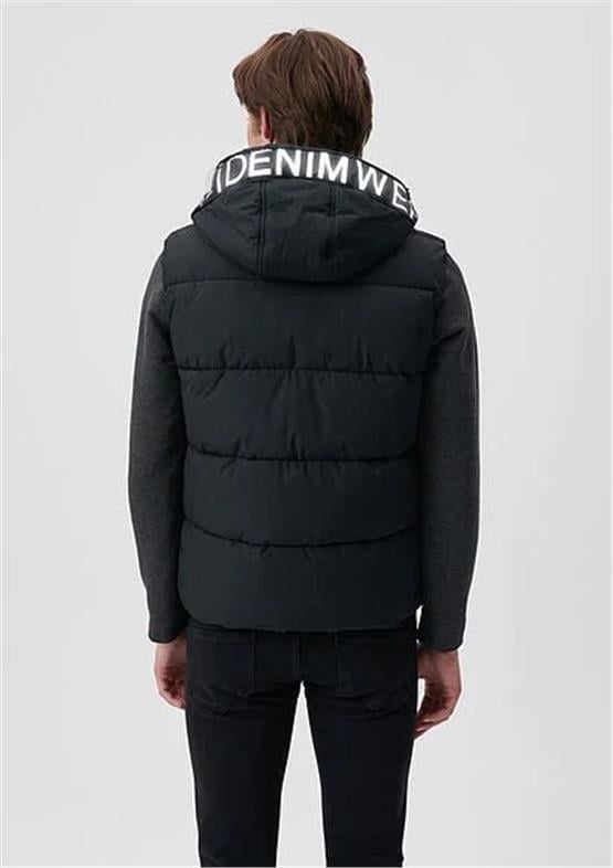 Mavi M0110089-80022 Antrasıt Erkek Regular Kapuşonlu Yelek