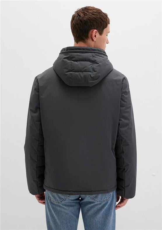 Mavı M0110352-86803 Kul Erkek Regular Kapusonlu Sısme Mont