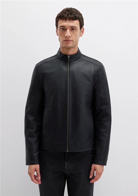 Mavı M0110548-71379 Jet Sıyah Erkek Sunı Derı Ceket