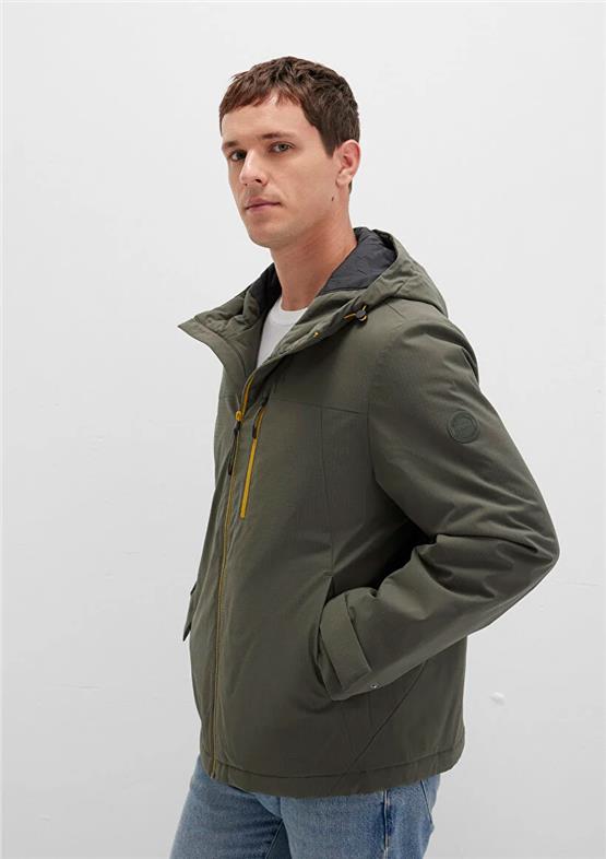 Mavı M0110606-88487 Kambaba Erkek Normal Kesım Kapusonlu Sısme Mont