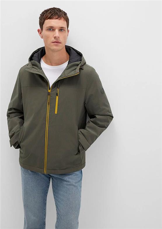 Mavı M0110606-88487 Kambaba Erkek Normal Kesım Kapusonlu Sısme Mont