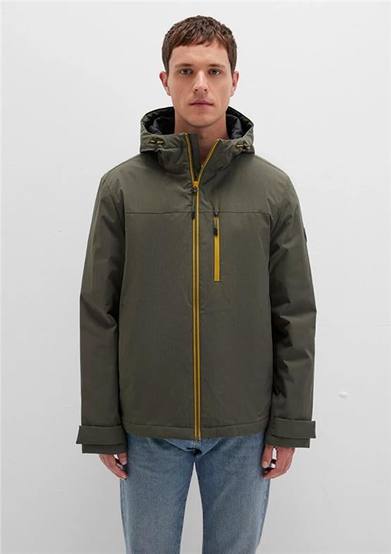 Mavı M0110606-88487 Kambaba Erkek Normal Kesım Kapusonlu Sısme Mont