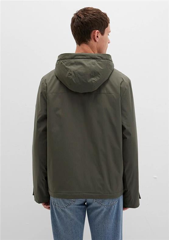 Mavı M0110606-88487 Kambaba Erkek Normal Kesım Kapusonlu Sısme Mont